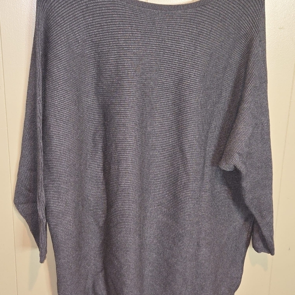 Meroma Black Ribbed Cardigan Sweater – Size 3X, Stretchy, Office - Picture 3 of 5